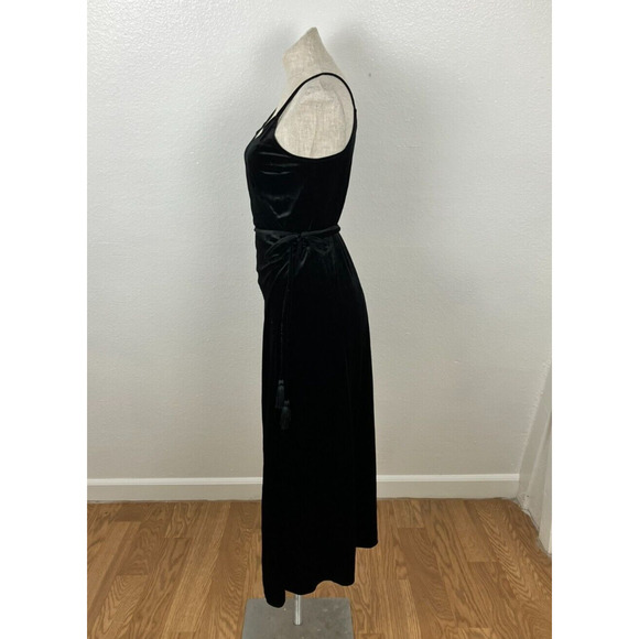 Who What Wear Velvet Wrap Dress Size S Sleeveless Witchy Gothic Romantic - Picture 5 of 10